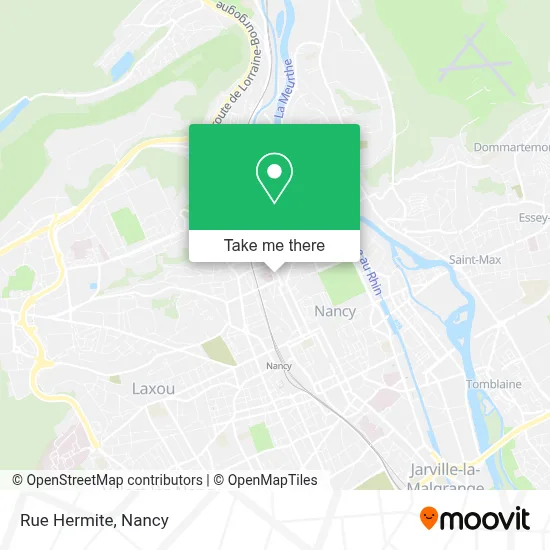 Mapa Rue Hermite