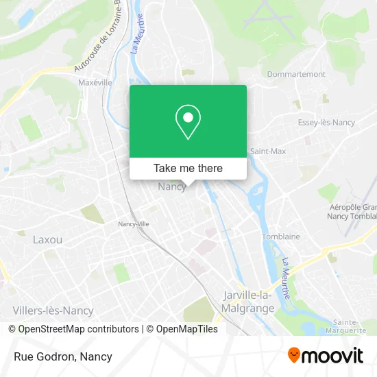 Rue Godron map