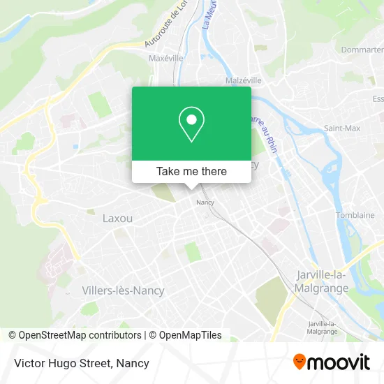 Mapa Rue Victor Hugo