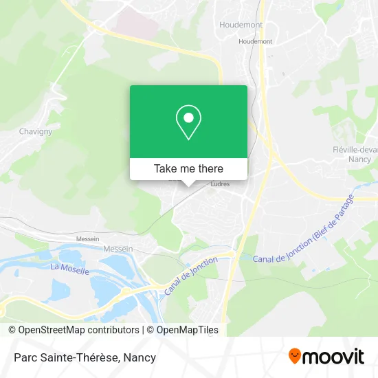 Mapa Parc Sainte-Thérèse