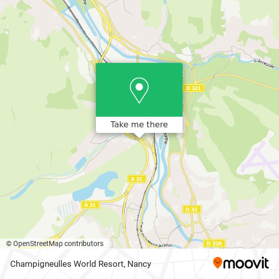 Champigneulles World Resort map