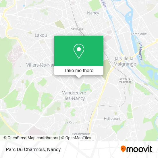Parc Du Charmois map