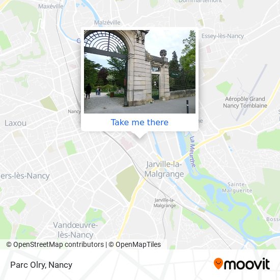 Parc Olry map