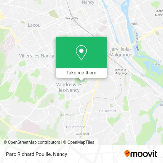 Parc Richard Pouille map