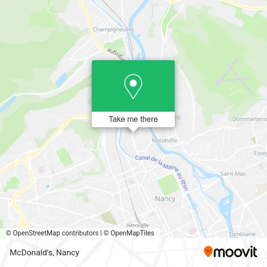 McDonald's map