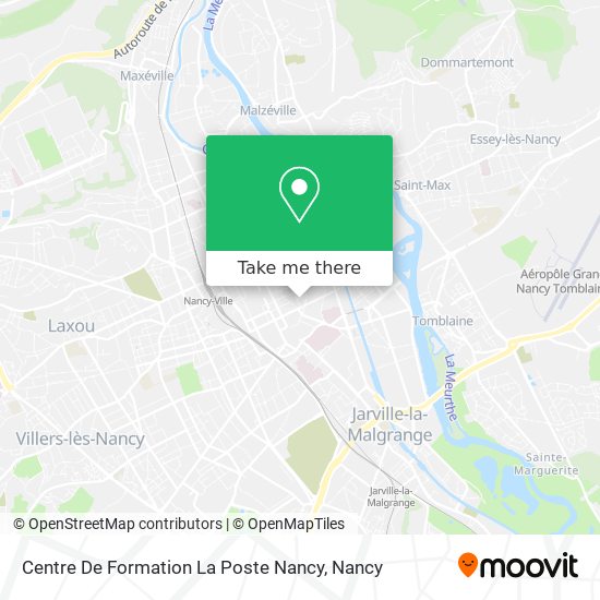 Centre De Formation La Poste Nancy map