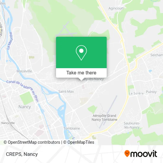 CREPS map