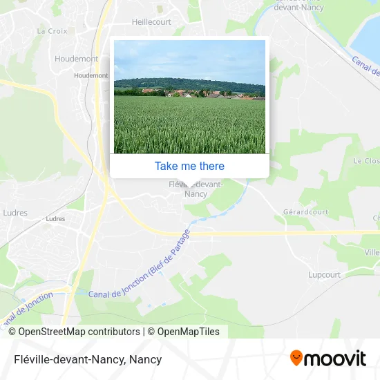 Fléville-devant-Nancy map