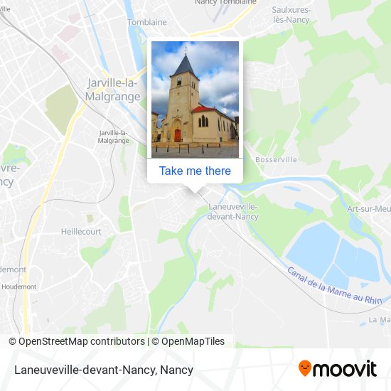 Laneuveville-devant-Nancy map