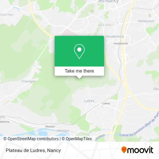 Plateau de Ludres map