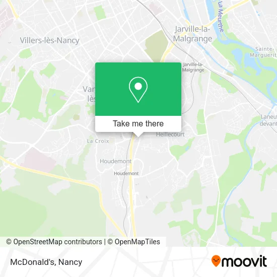 McDonald's map