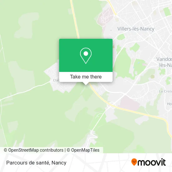 Parcours de santé map