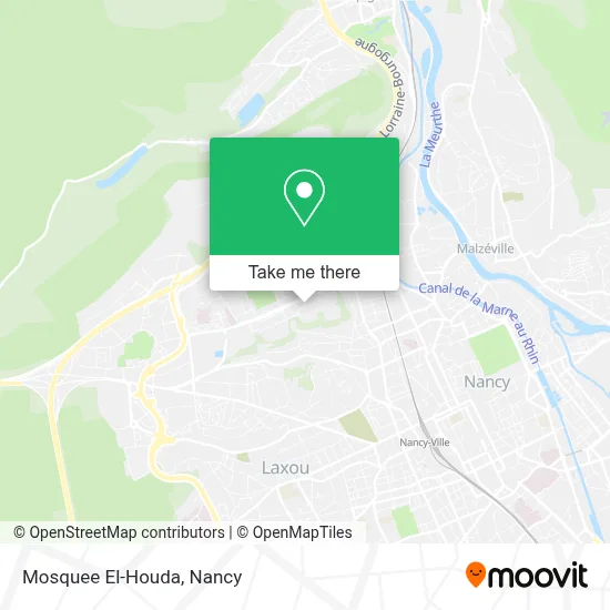 Mosquee El-Houda map