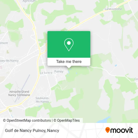 Golf de Nancy Pulnoy map