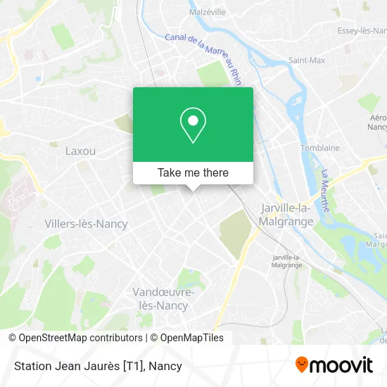 Station Jean Jaurès [T1] map