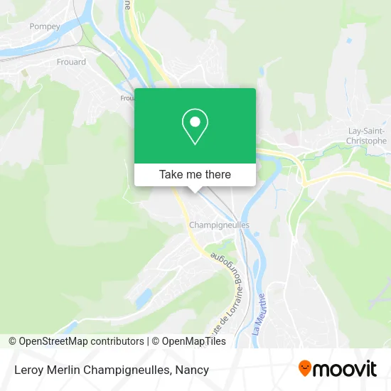 Leroy Merlin Champigneulles map