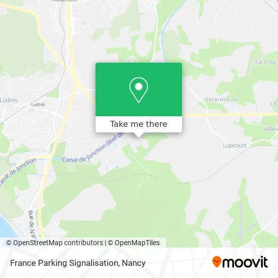 France Parking Signalisation map