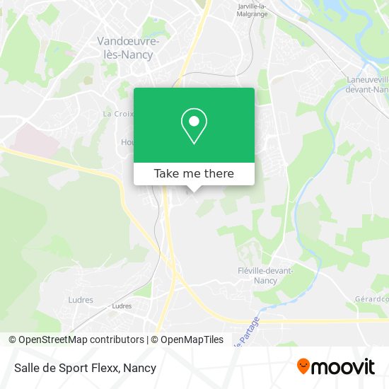 Salle de Sport Flexx map