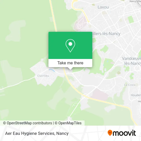 Aer Eau Hygiene Services map