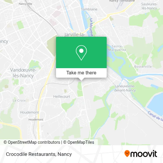 Crocodile Restaurants map