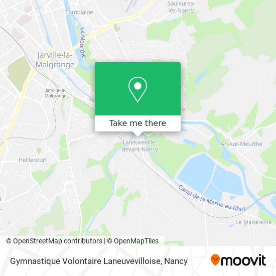 Gymnastique Volontaire Laneuvevilloise map