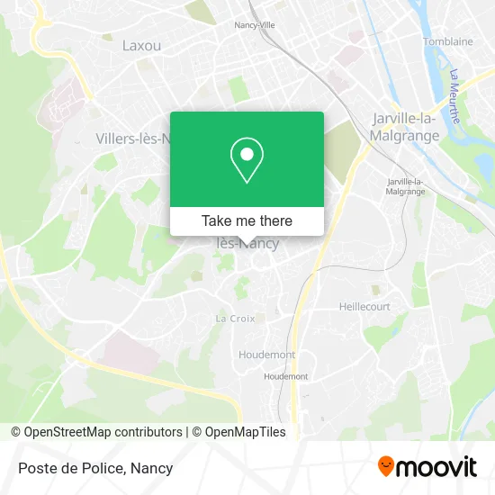 Poste de Police map