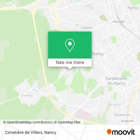 Cimetière de Villers map