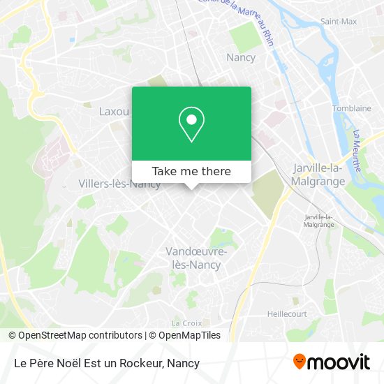 Le Père Noël Est un Rockeur map
