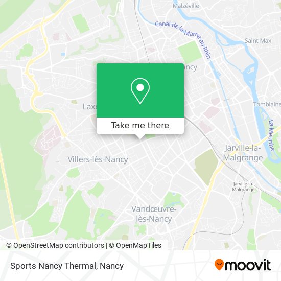 Mapa Sports Nancy Thermal