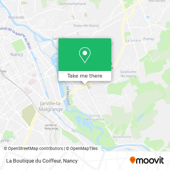 La Boutique du Coiffeur map