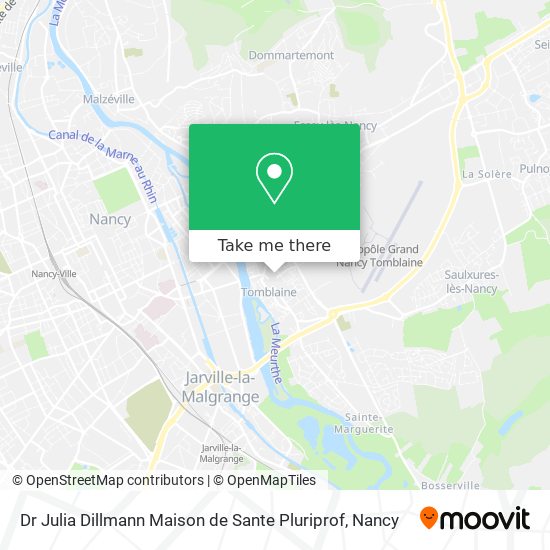 Dr Julia Dillmann Maison de Sante Pluriprof map