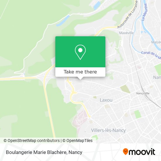 Boulangerie Marie Blachère map