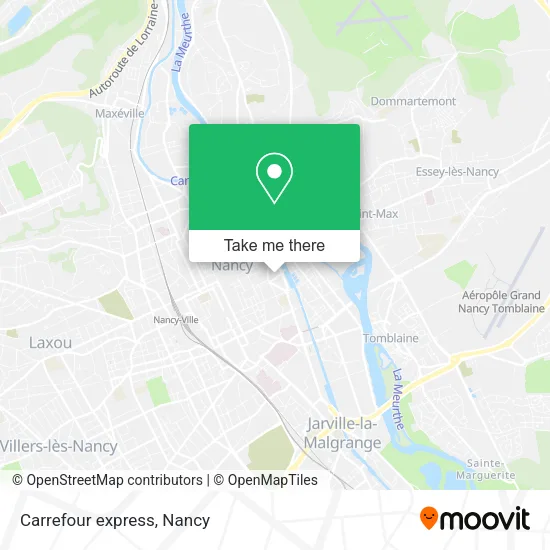 Carrefour express map