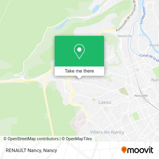 RENAULT Nancy map