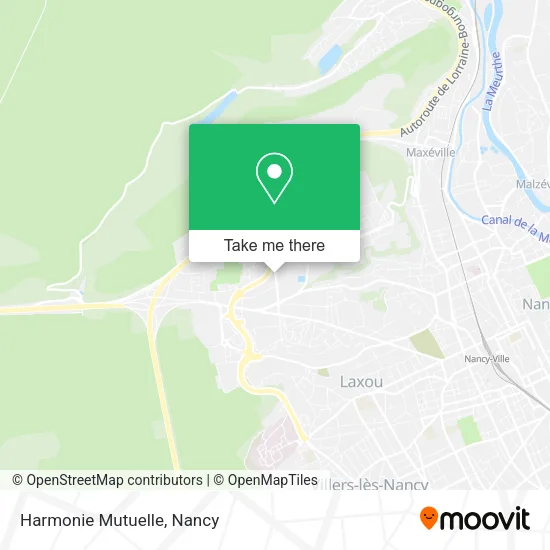 Harmonie Mutuelle map