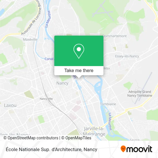 École Nationale Sup. d'Architecture map