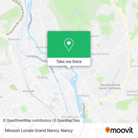 Mission Locale Grand Nancy map