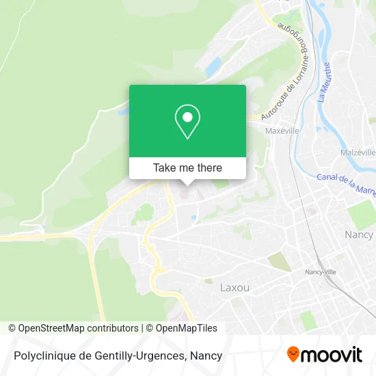 Polyclinique de Gentilly-Urgences map