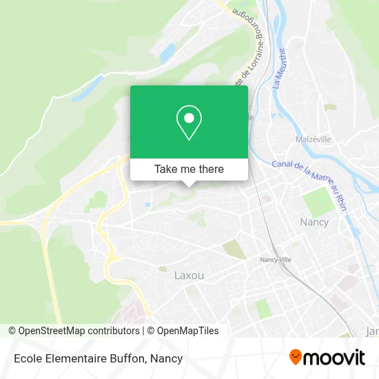 Ecole Elementaire Buffon map