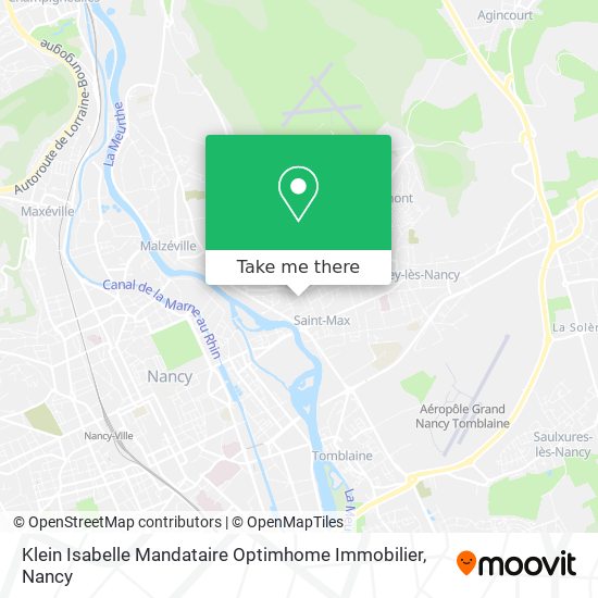 Klein Isabelle Mandataire Optimhome Immobilier map