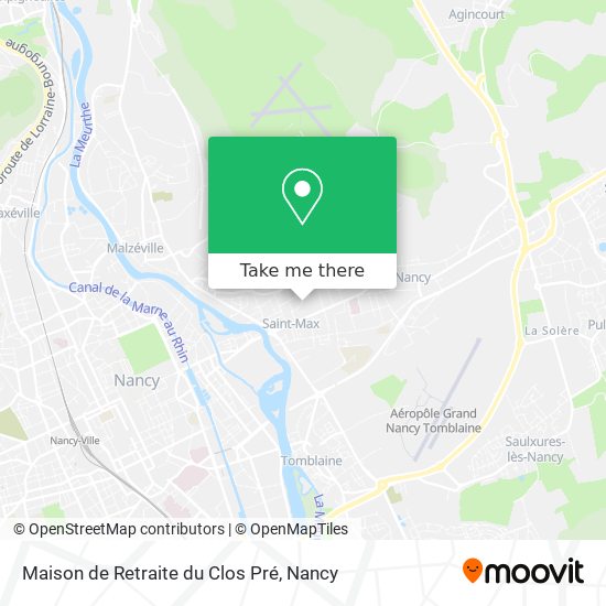 Maison de Retraite du Clos Pré map