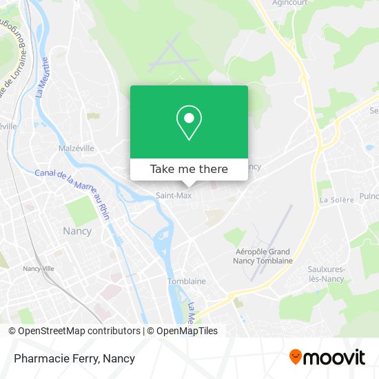 Pharmacie Ferry map