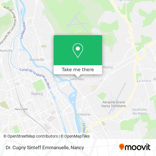 Dr. Cugny Sinteff Emmanuelle map