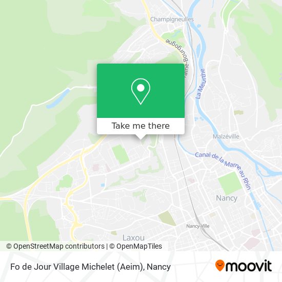 Fo de Jour Village Michelet (Aeim) map