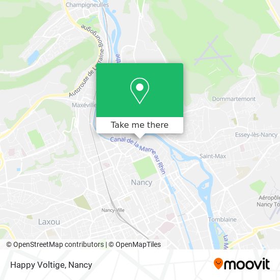 Mapa Happy Voltige