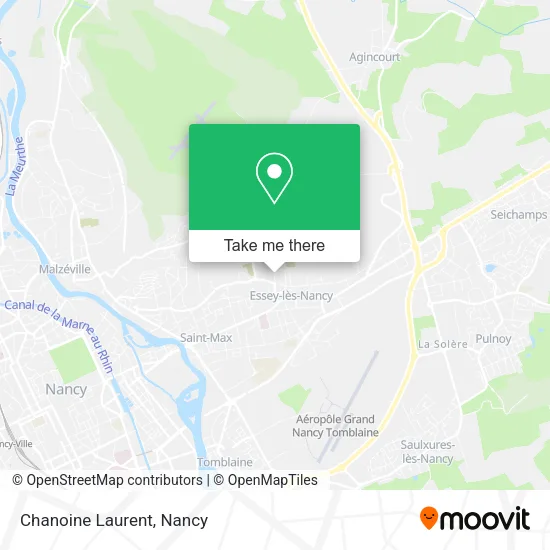 Chanoine Laurent map