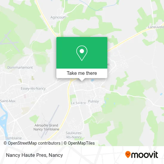 Nancy Haute Pres map