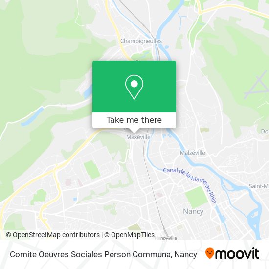 Comite Oeuvres Sociales Person Communa map