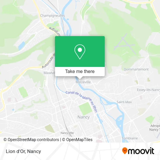 Lion d'Or map