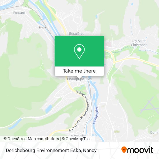 Mapa Derichebourg Environnement Eska